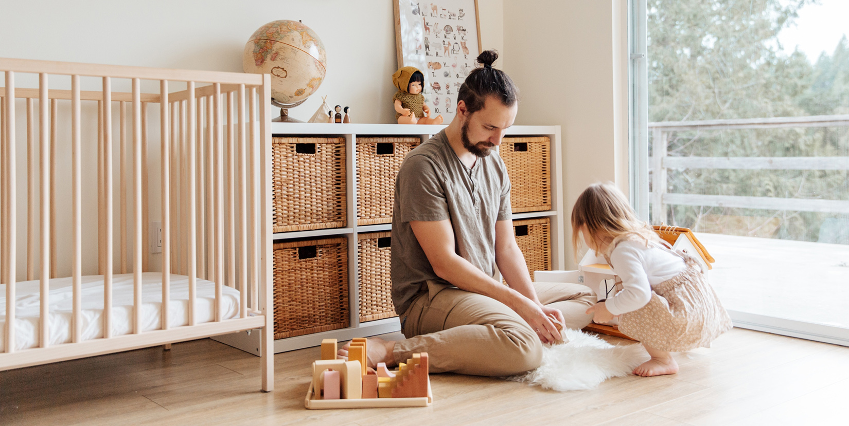 Dad playing with child - Your kids are now with you 24/7, and many parents are struggling to adapt - here are a few ways you can be coping with your kids during COVID-19.