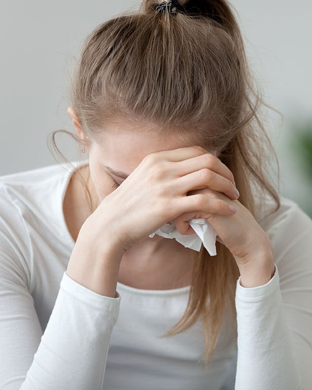 Unhappy wife tired of bad relationships, worried about problems concept Controlling Husbands can create feelings og hopelessness